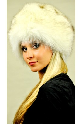 Greenland fox fur hat